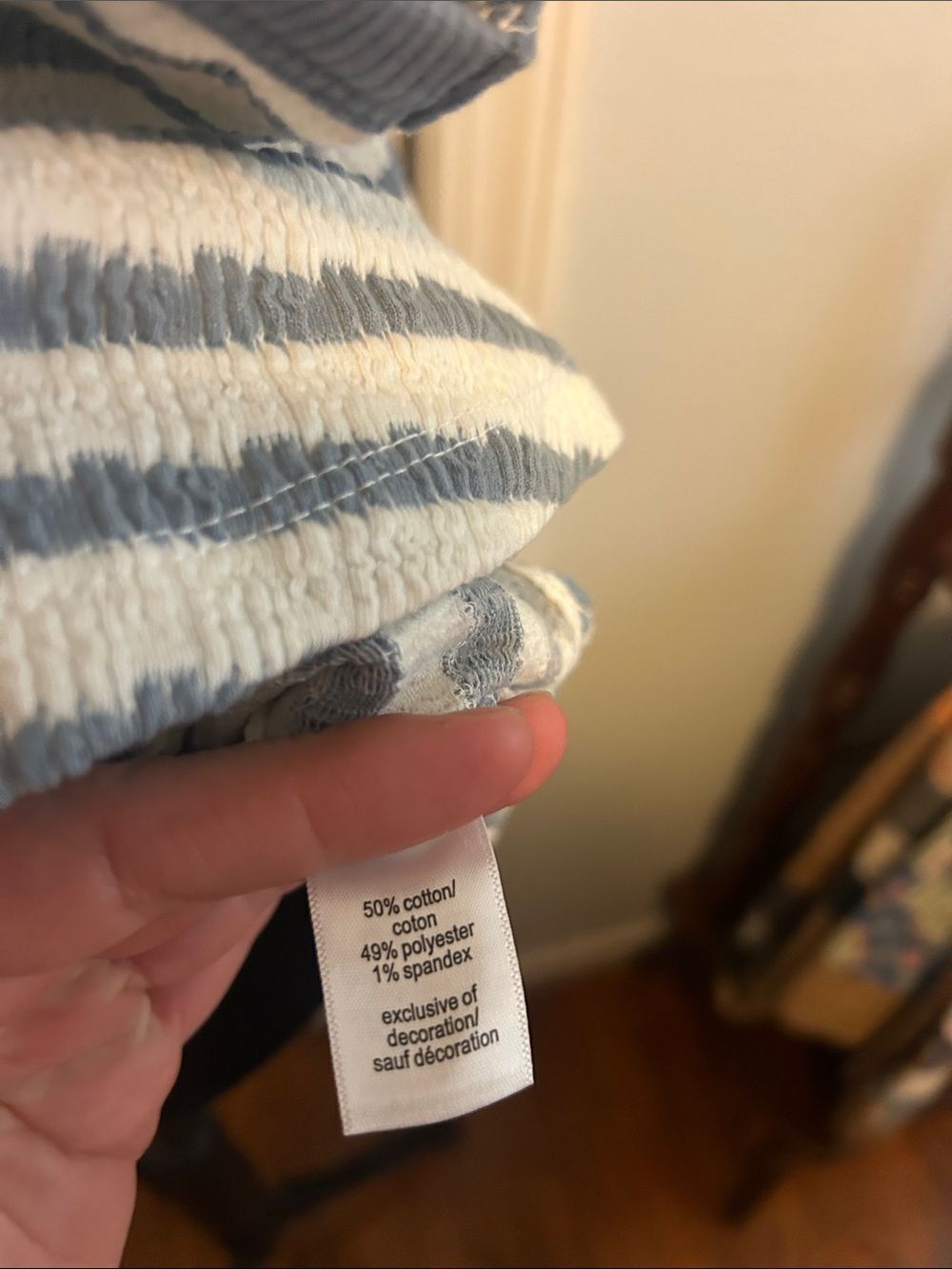 NWT Maurices blue and White Striped Sleeveless Tank - Picture 5 of 5